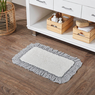 Sawyer Mill Black Bathmat 20x30 - The Fox Decor